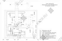 Схема подключения и монтажа водогрейного промышленного котла 2000 кВт дизельного