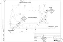 Аэродинамическая схема котла КВм-1,86 с ТШПМ