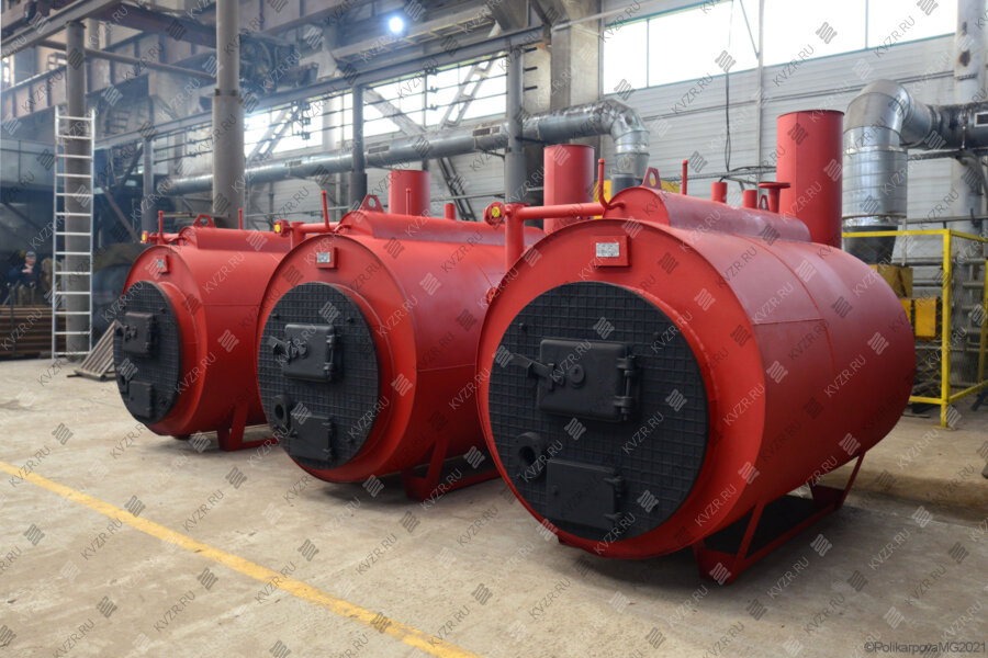 Паровой котел работающий на твердом топливе